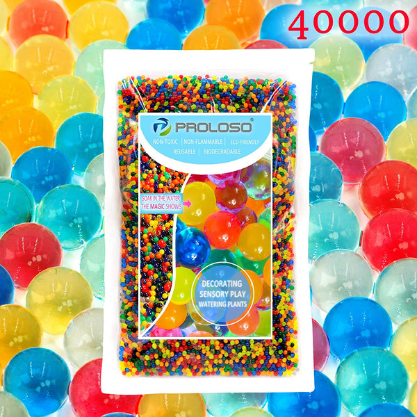 Water Beads Ocean Breeze (8oz Bag Thousands of Beads) 5 Colors - Dew Drops  A Tactile Sensory Beads Experience
