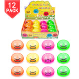PROLOSO 12 Pack Vomiting Eggs Sucking Yolk Squeeze Stress Relief Fidget Gag Toys