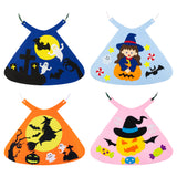 PROLOSO 8PCS DIY Toddler Halloween Costume Cape Cute Pumpkin Witch Ghost Cosplay Cloak for Kids Role Play Birthday Party Photo Props Dress up Gifts