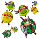 PROLOSO 8PCS Superhero Foil Balloon Kids Mylar Helium Cartoon Balloon Set for Super Hero Themed Birthday Parties Favors Supplies Baby Shower Decoration