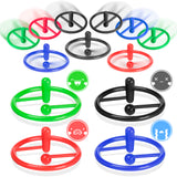 PROLOSO 30PCS Suspended Exclamation Mark Spinning Top Adult Decompression Circle Fidget Gyro Toys Kids Reward Prizes