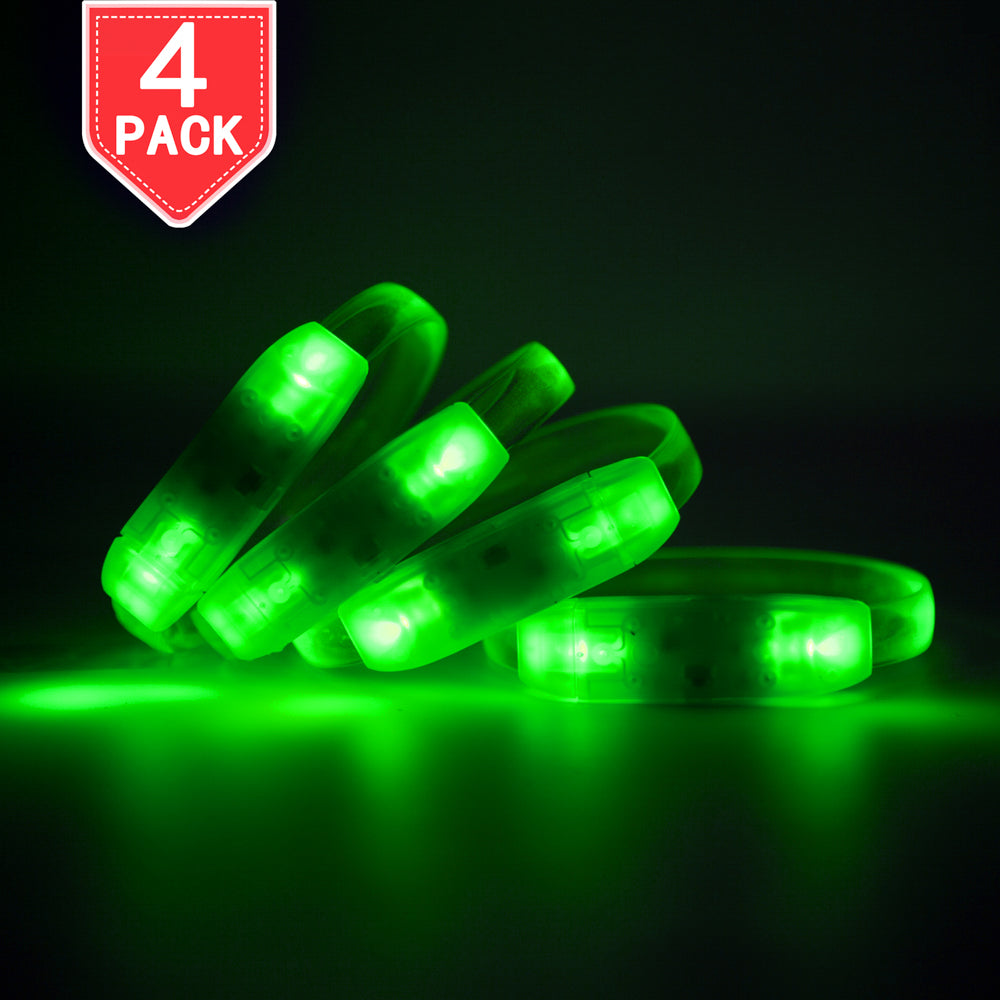 PROLOSO LED Light Up Bracelets for Concerts, Festivals, Sports, Parties, Night Events