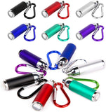 PROLOSO 15 Pcs Flashlights Keychain Portable Led Flashlight Keyring Toy Key Chains for Camping Climbing Kids Party Favors