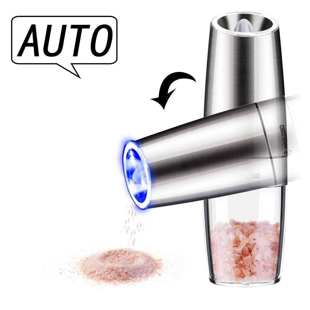 1PCS Electric Salt Pepper Grinder Mill Shakers Set Adjustable