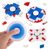 PROLOSO Building Bricks Finger Gyro DIY Hand Toy for Relieving Boredom ADHD, Anxiety 3PCS/3PCS/2PCS