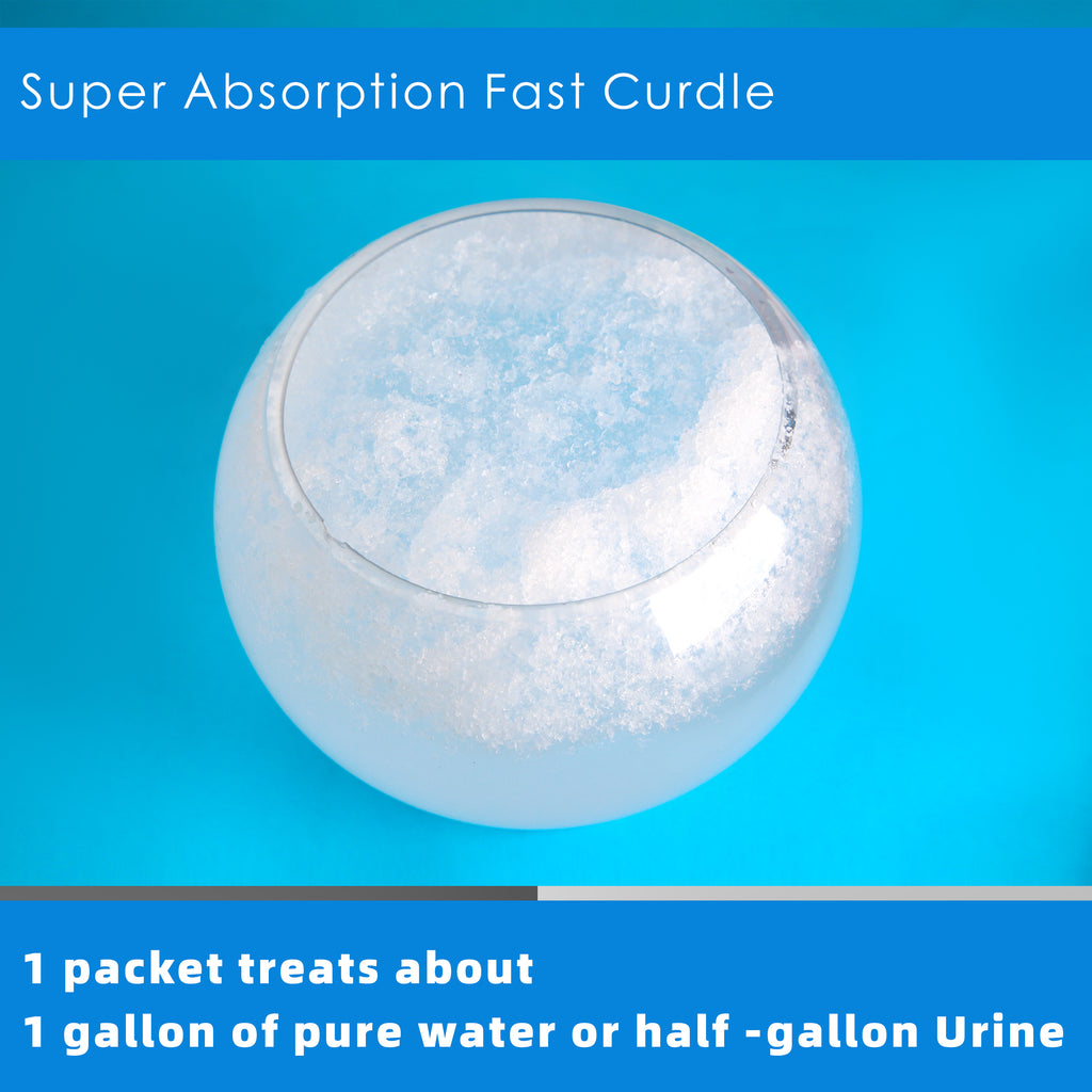 Pooping Powder PROLOSO Liquid Waste Gelling and Deodorizing Poop Powder Gel Porta Pot