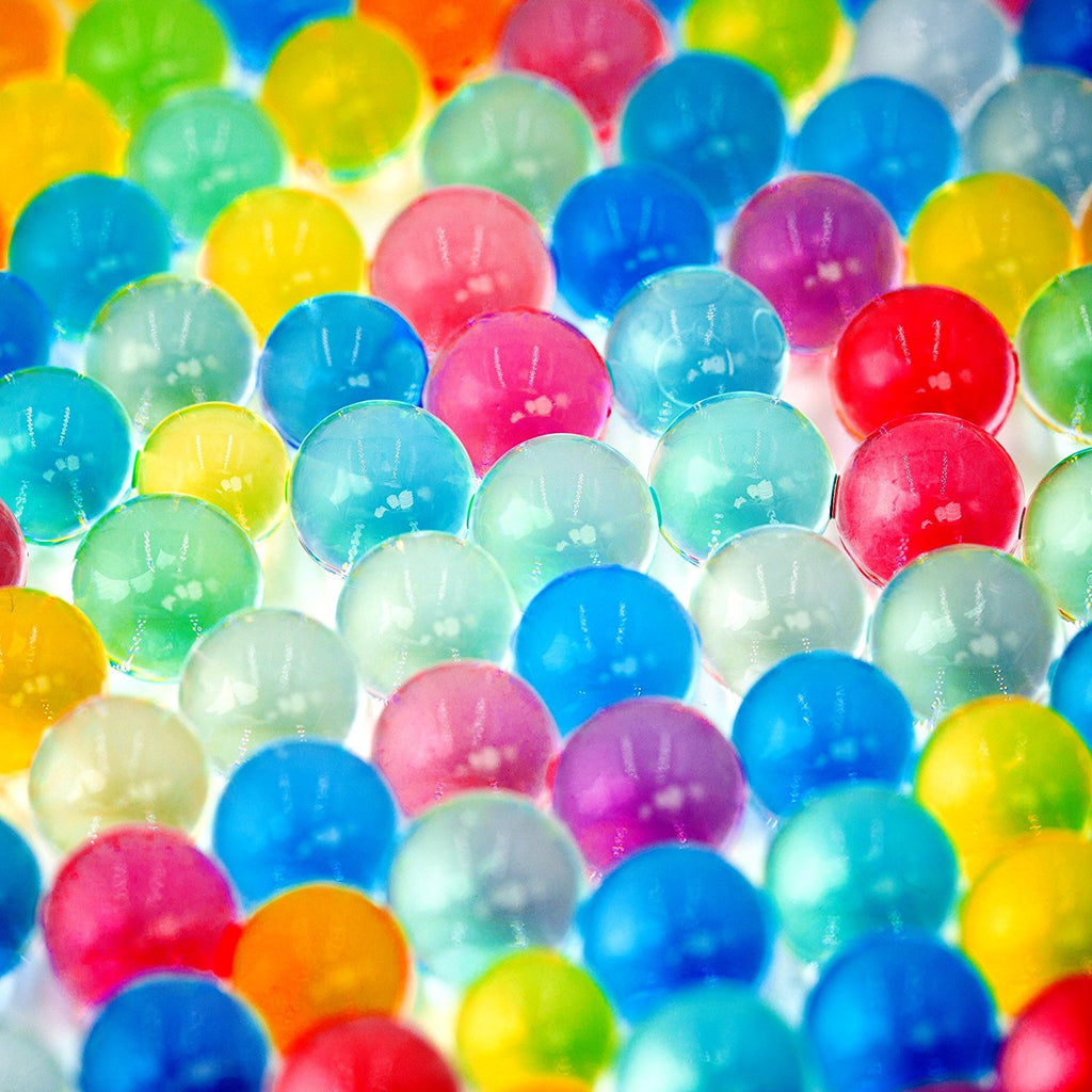 Water Beads Pack Rainbow Mix Over 50,000 Beads Growing Balls, Jelly Water  Gel Beads for Spa Refill, Kids Sensory Toys, Vases, Plant, Wedding and Home  Decor