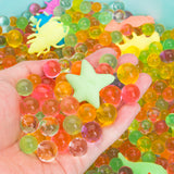 PROLOSO 40 Packet Water Growing Animals Expandable Sea Creatures with Crystal Water Beads