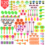 PROLOSO Bulk Toy Assortment for Kids Birthday Party Favors Prizes Box Carnival Prizes Pinata Fillers Students Rewards 120 Pcs