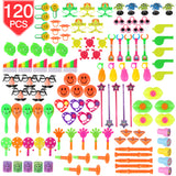 PROLOSO Bulk Toy Assortment for Kids Birthday Party Favors Prizes Box Carnival Prizes Pinata Fillers Students Rewards 120 Pcs