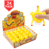 PROLOSO Squishy Fidget Toys Chicken Egg Gift Pressure Relief 24 Pcs