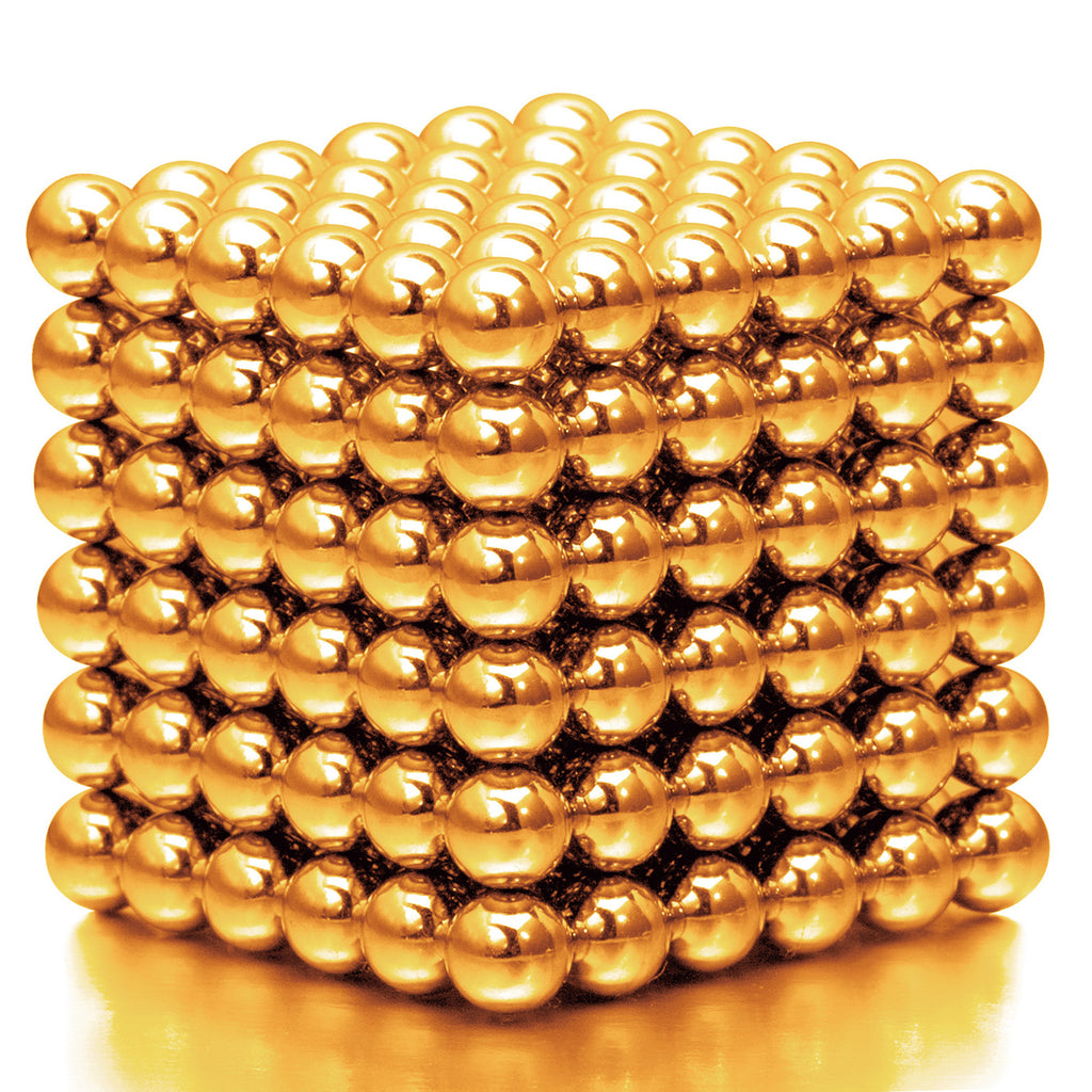 Golden BuckyBalls 216 Super Strong Magnetic Balls - Magnets By HSMAG