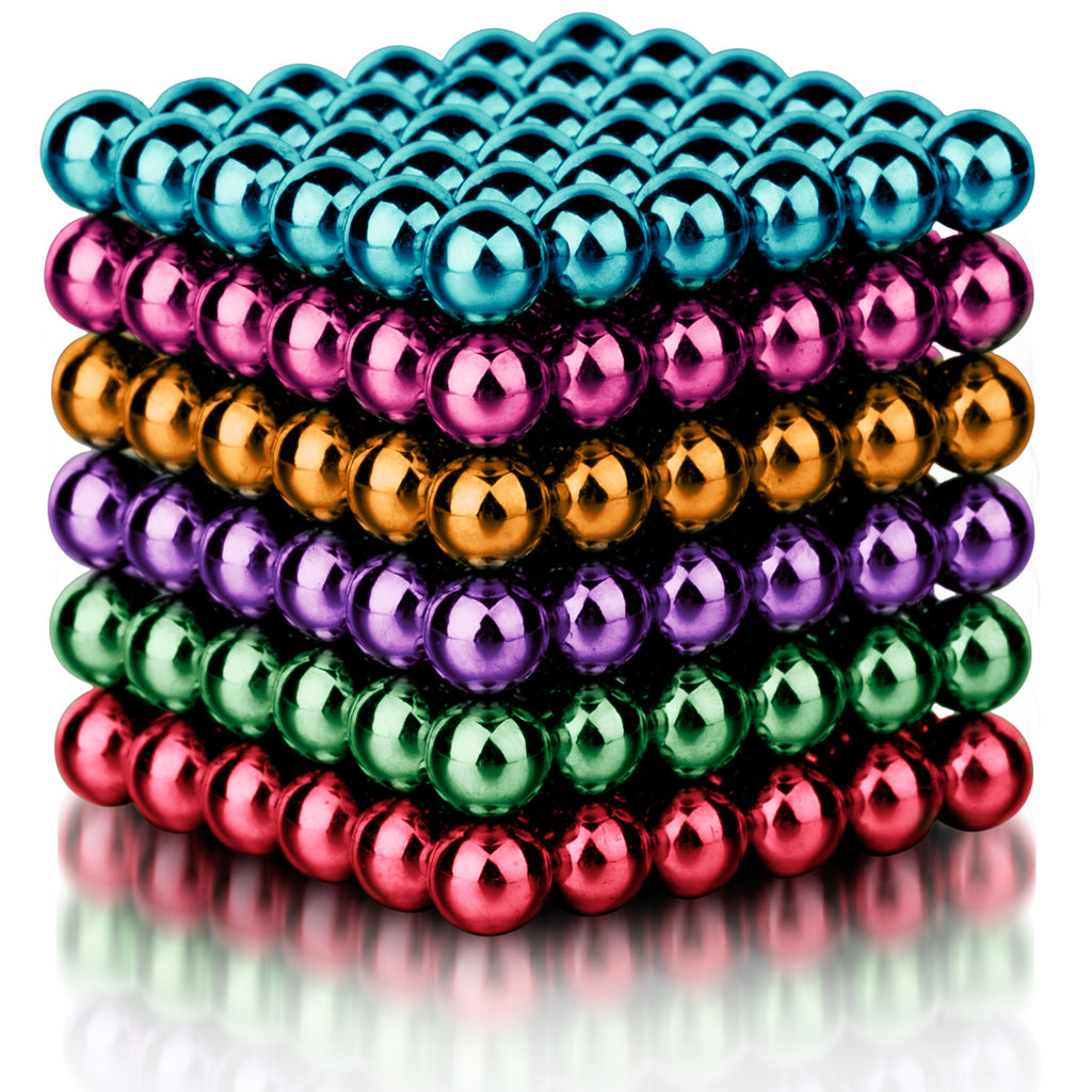 Toys, Magnetic Toy Rainbow Magnet Balls 216pcs 5mm Multi 8 Colored  Buckyballs Case