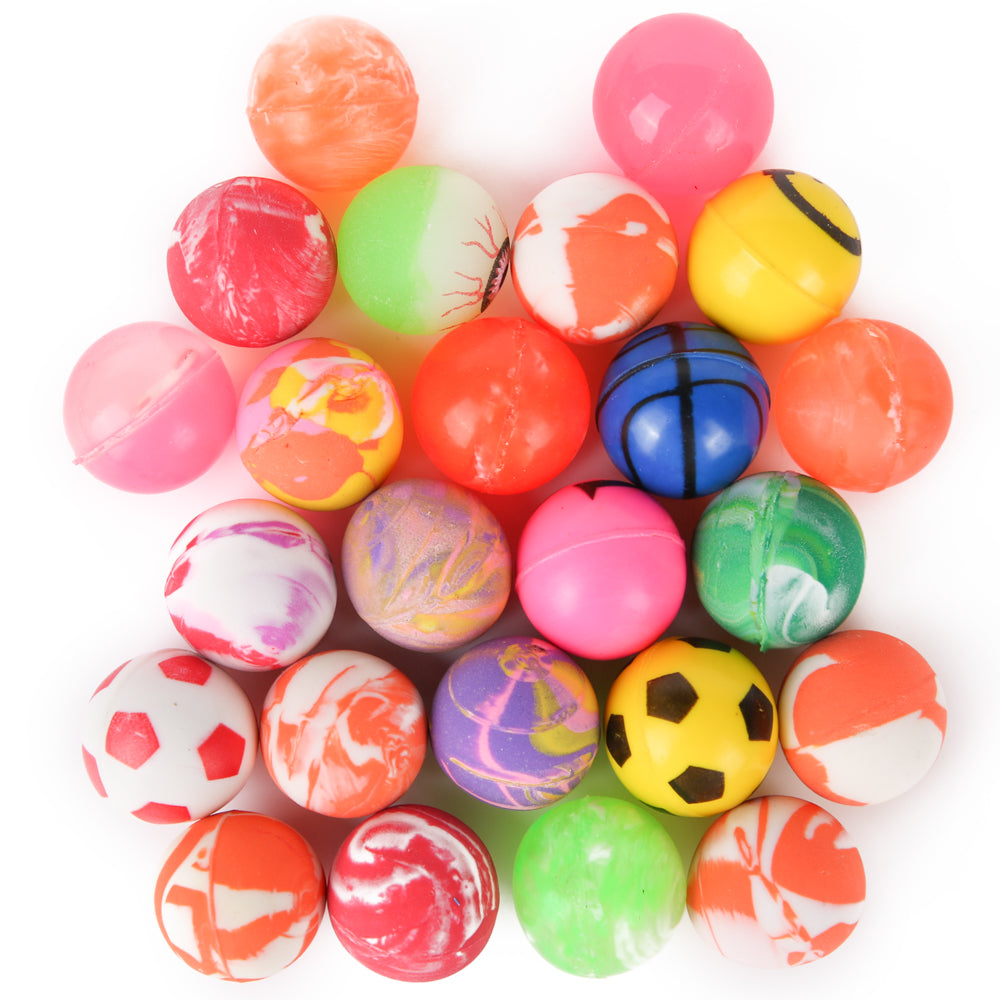 PROLOSO Bouncy Balls Bulk High Bouncing Play Toys for Kids Pets Party